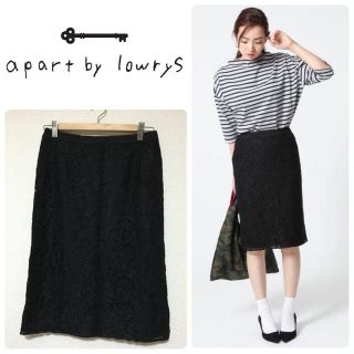 アパートバイローリーズ(apart by lowrys)の裕美様専用／新品タグ付☆レーススカート(ひざ丈スカート)