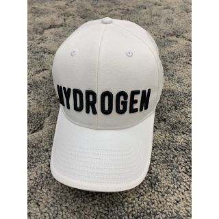 ハイドロゲン(HYDROGEN)のHYDROGENハイドロゲン新品ロゴキャップ人気ホワイトタグ付き送料込み(キャップ)