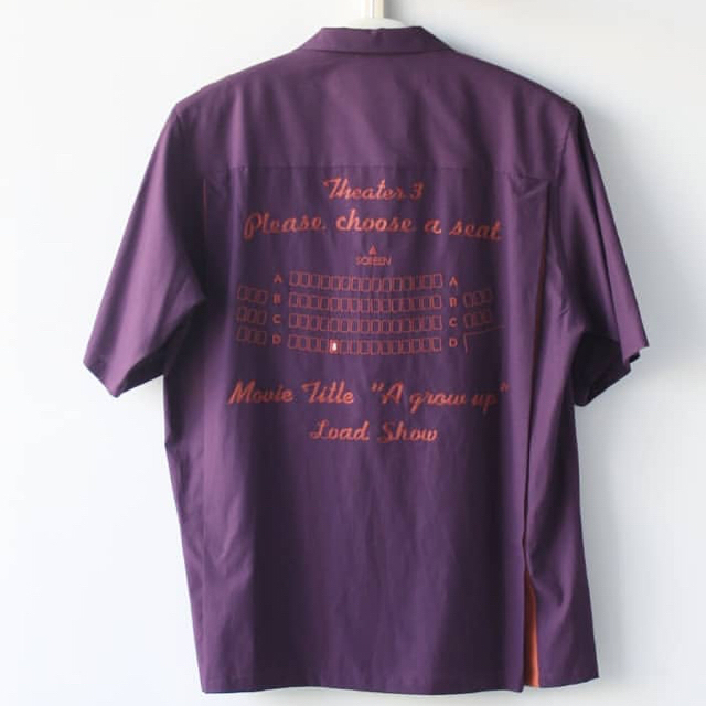 DAIRIKU 19SSボーリングシャツ紫M新品