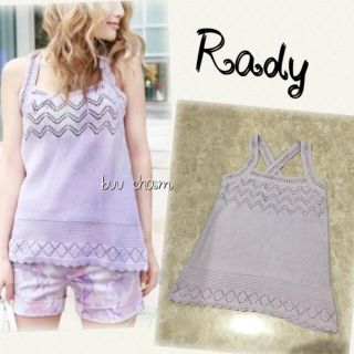 レディー(Rady)のRady♡バッククロスニットキャミ(キャミソール)