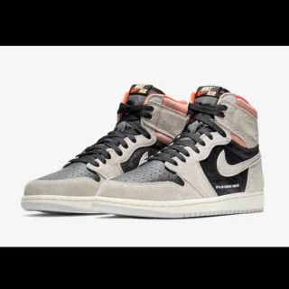 ナイキ(NIKE)のNIKE AIR JORDAN1 クリムゾン グレー 27cm(スニーカー)