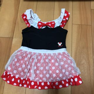 ディズニー(Disney)のお値下げ❣️美品 ワンピース ディズニー なりきり ミニーちゃん 95cm位(水着)