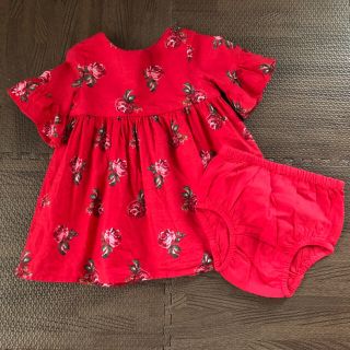 ベビーギャップ(babyGAP)の専用未着用◆ babygap 70 ワンピース 花柄 フローラル ギャップ 半袖(ワンピース)