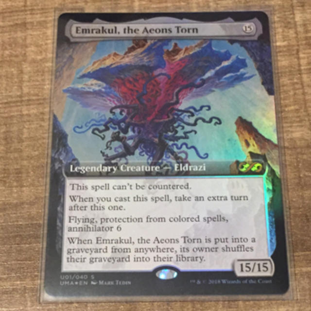 マジック：ザ・ギャザリング(マジックザギャザリング)のMTG トッパー emrakul, the aeons torn UMA 英1枚 エンタメ/ホビーのトレーディングカード(シングルカード)の商品写真