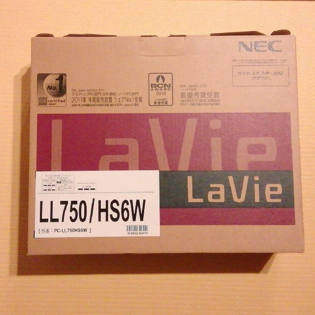 はいすぺ様専用　NEC パソコン　PC-LL750HS6W