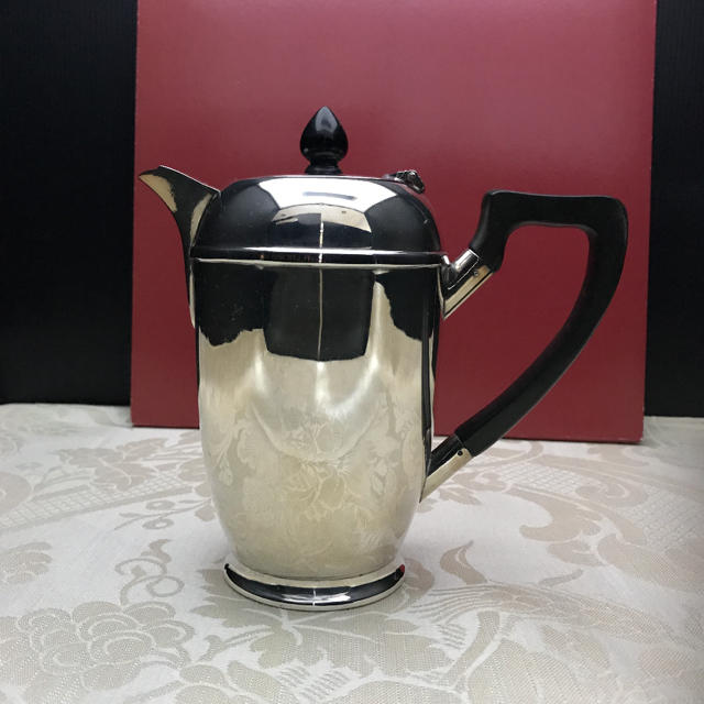 英国製 純銀/スターリングシルバー コーヒーポット レビュー高評価