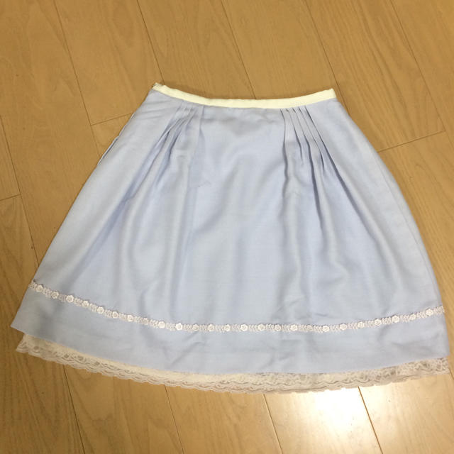 LAISSE PASSE(レッセパッセ)の【2way】レッセパッセ♡バイカラーと水玉のリバーシブルスカート レディースのスカート(ひざ丈スカート)の商品写真