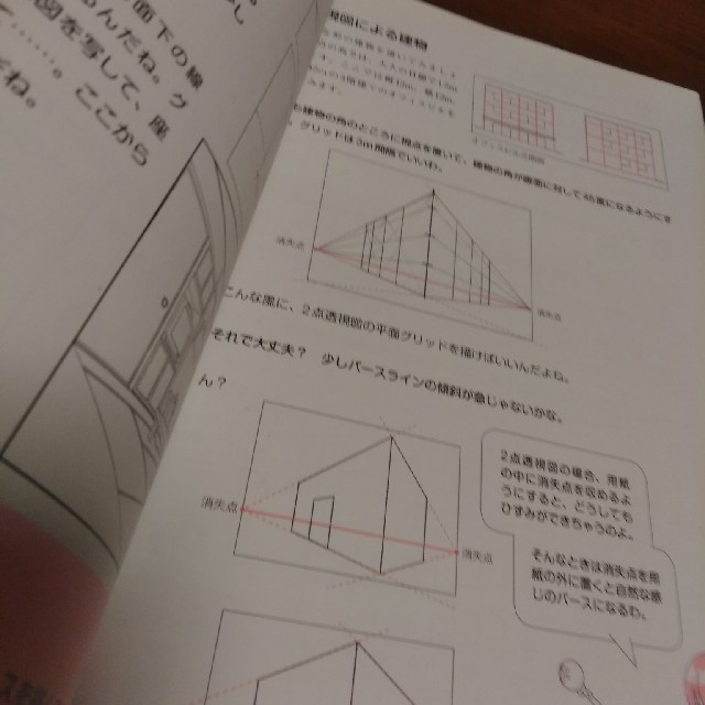 パースの技法 マンガでわかる遠近法・構図の通販 by mama's shop｜ラクマ