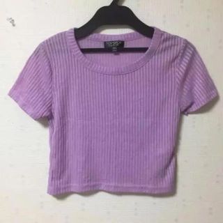 トップショップ(TOPSHOP)のTOP SHOP   ショート丈 トップス (38) トップショップ(カットソー(半袖/袖なし))