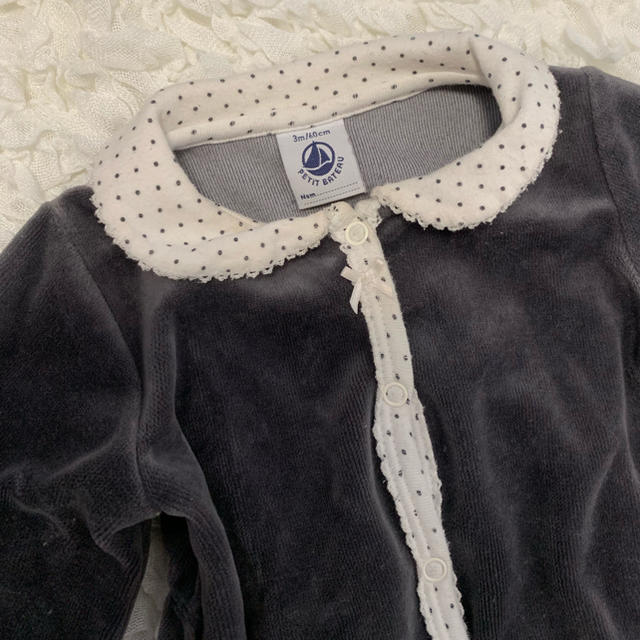 PETIT BATEAU(プチバトー)のプチバトー ロンパース  キッズ/ベビー/マタニティのベビー服(~85cm)(ロンパース)の商品写真