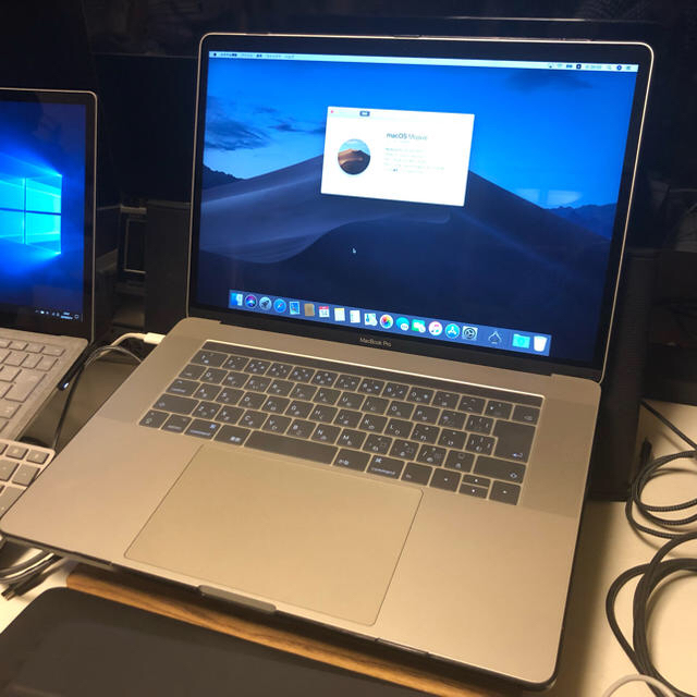 【逸品】 Apple 512GB TouchBar 15インチ 2017 Pro MacBook - ノートPC