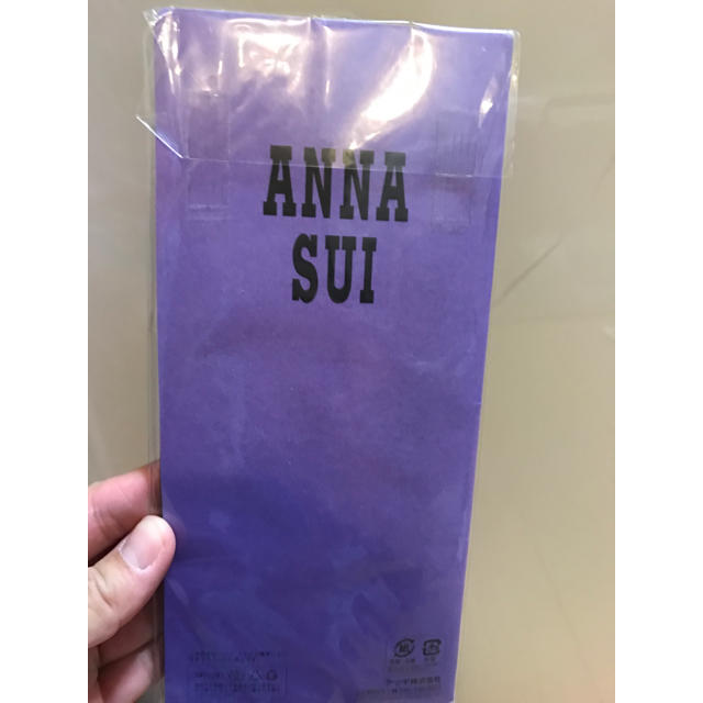 ANNA SUI(アナスイ)の【新品】ANA SUIおしゃれな30デニールハイソックス丈22〜25㎝ レディースのレッグウェア(タイツ/ストッキング)の商品写真