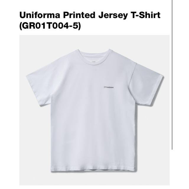 COMME des GARCONS(コムデギャルソン)の新品未使用 gr-uniforma tシャツ Lサイズ 白 メンズのトップス(Tシャツ/カットソー(半袖/袖なし))の商品写真