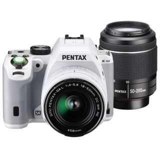 ペンタックス(PENTAX)のPENTAX K-S2 ダブルズームキット (ホワイト) (ミラーレス一眼)