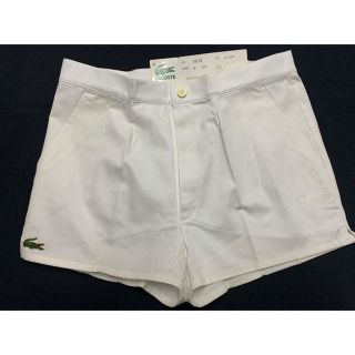 ラコステ(LACOSTE)の未使用  ラコステ   ショートパンツ    メンズ　ホワイト   サイズ③(ショートパンツ)