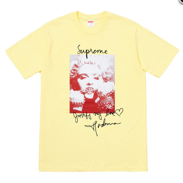 シュプリーム madonna tee M 黄色 新品未使用 1