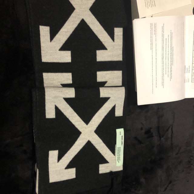 OFF-WHITE(オフホワイト)のオフホワイト マフラー メンズのファッション小物(マフラー)の商品写真