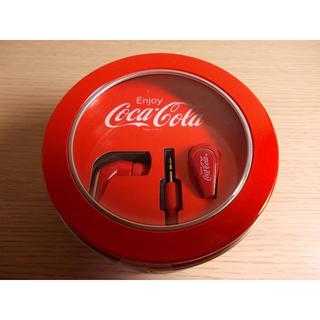 コカコーラ(コカ・コーラ)のコカ・コーラ イヤフォン レッド 赤◆未使用新品◆送料無料◆イヤホン(ヘッドフォン/イヤフォン)