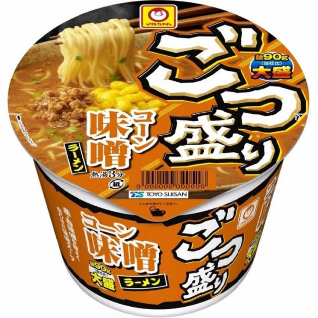 【まとめ買い】 カップ麺 ごつ盛り コーン味噌ラーメン 138g×12個 食品/飲料/酒の加工食品(インスタント食品)の商品写真