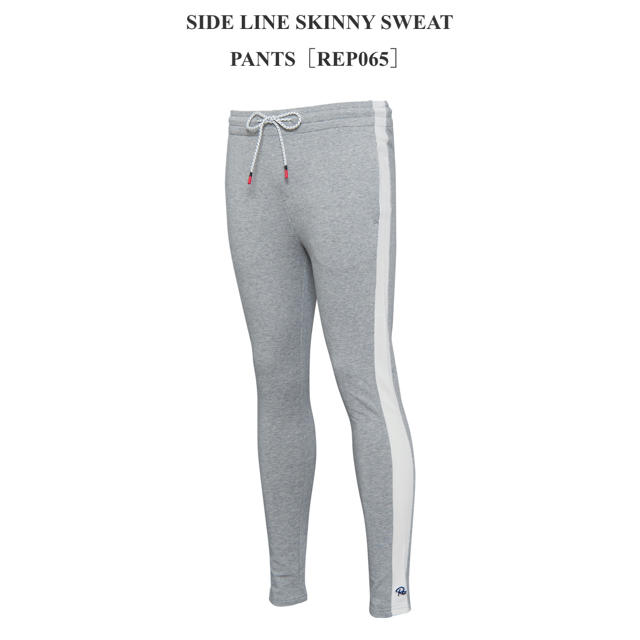 Ron Herman(ロンハーマン)のReroom SIDE LINE SKINNY SWEAT PANTS Sサイズ メンズのパンツ(その他)の商品写真