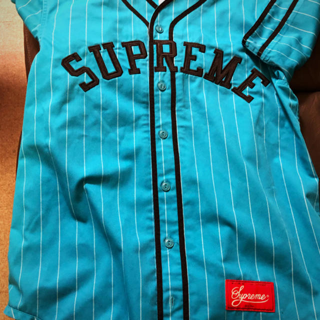 supreme ベースボールシャツS