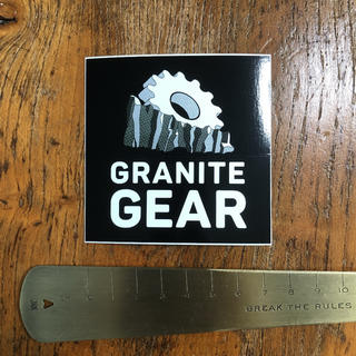 グラナイトギア(GRANITE GEAR)のGRANITE GEAR グラナイトギア ステッカー (登山用品)