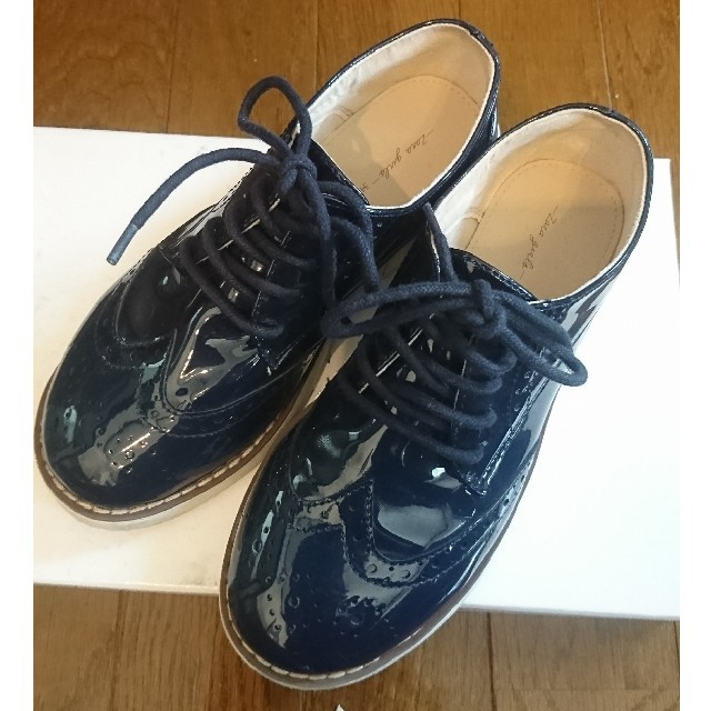 ZARA KIDS(ザラキッズ)のZARA ザラ レースアップシューズ フォーマル 34  キッズ/ベビー/マタニティのキッズ靴/シューズ(15cm~)(フォーマルシューズ)の商品写真