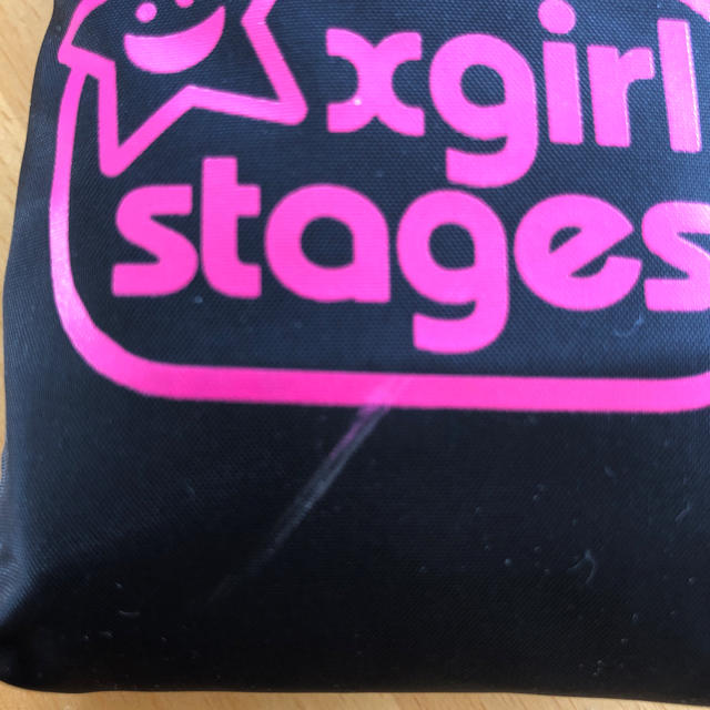 X-girl Stages(エックスガールステージス)のx-girl stagesエコバッグ(黒) レディースのバッグ(エコバッグ)の商品写真