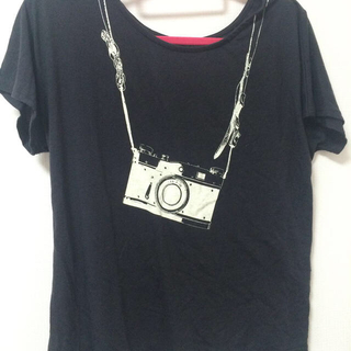 エージープラス(a.g.plus)のカメラT、シースルー(Tシャツ(半袖/袖なし))