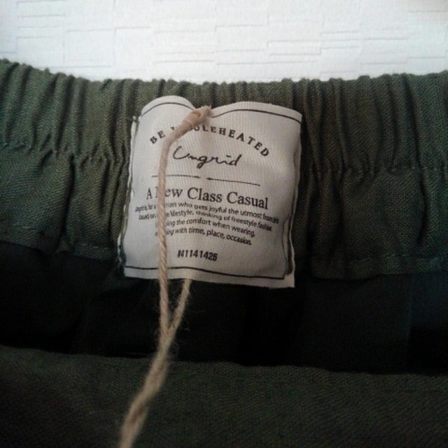 Ungrid(アングリッド)の激安～人気商品♥️アングリッド♥️リネン混 ウエストリボンマキシスカート レディースのスカート(ロングスカート)の商品写真