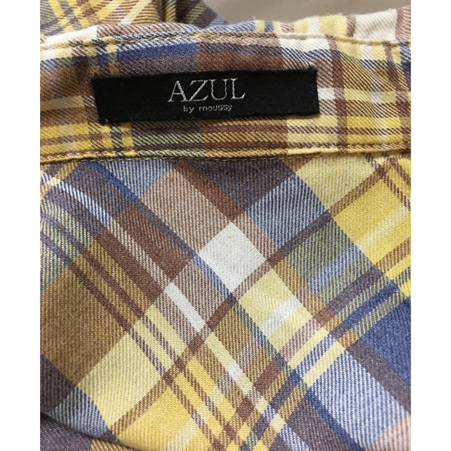AZUL by moussy(アズールバイマウジー)のAZUL チェック シャツ レディースのトップス(シャツ/ブラウス(長袖/七分))の商品写真