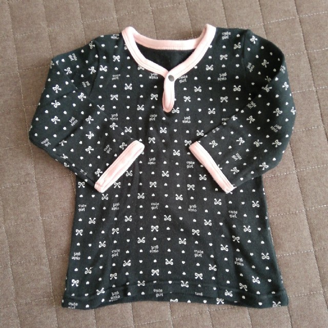 Nishiki Baby(ニシキベビー)のロンT  90㎝ キッズ/ベビー/マタニティのキッズ服女の子用(90cm~)(Tシャツ/カットソー)の商品写真