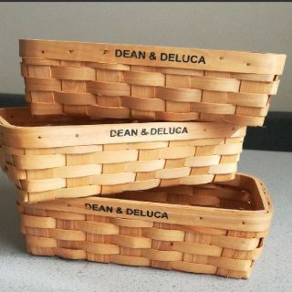 ディーンアンドデルーカ(DEAN & DELUCA)の専用　ディーン&デルーカ　かご（小）2個セット(バスケット/かご)