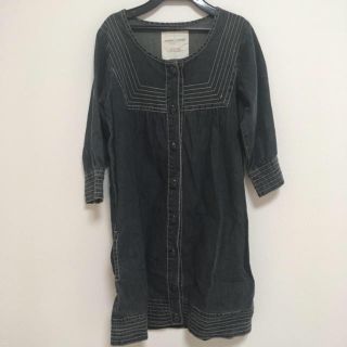 ナチュラルヴィンテージ(natuRAL vintage)のアウター デニムワンピース 美品 デニムアウター(Gジャン/デニムジャケット)