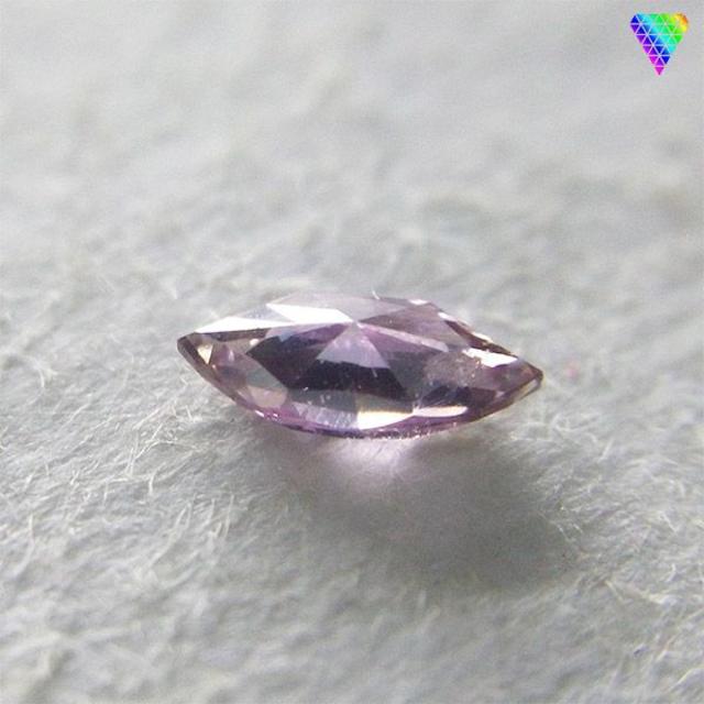 0.055 ct Fancy Intense Purple Pink 天然  レディースのアクセサリー(その他)の商品写真