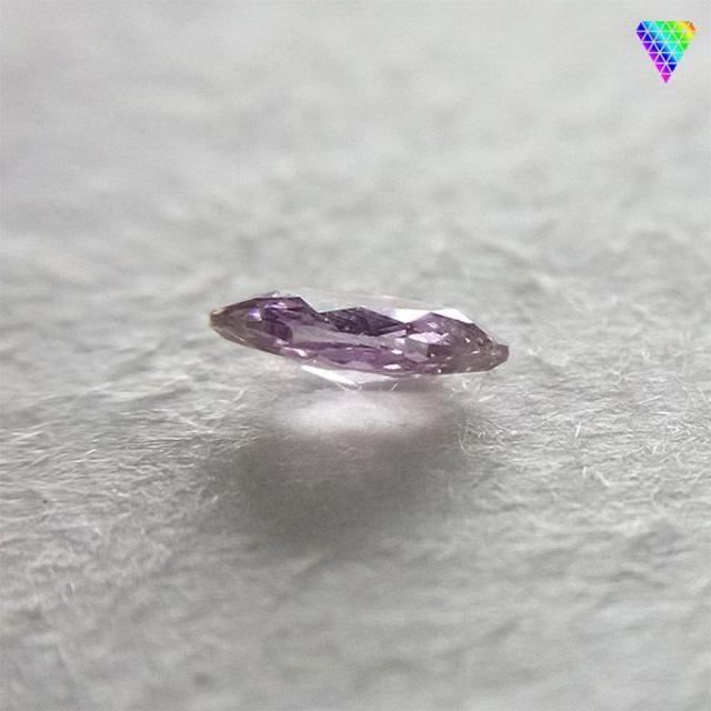 0.055 ct Fancy Intense Purple Pink 天然  レディースのアクセサリー(その他)の商品写真