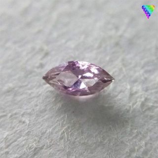 0.055 ct Fancy Intense Purple Pink 天然 (その他)