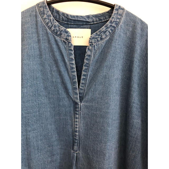 argue denim caftan dress 3