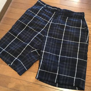 バーバリー(BURBERRY)のバーバリー チェック ハーフパンツ 36(ショートパンツ)