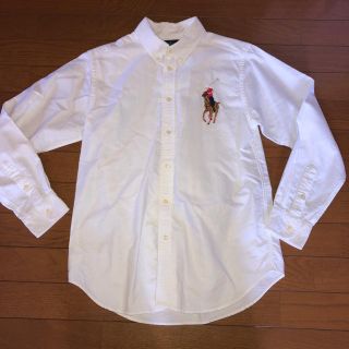 ポロラルフローレン(POLO RALPH LAUREN)のラルフローレン ホワイトシャツ 160(ブラウス)