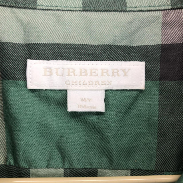 BURBERRY(バーバリー)のBURBERRY バーバリー シャツ 14Y 164cm キッズ/ベビー/マタニティのキッズ服男の子用(90cm~)(ブラウス)の商品写真