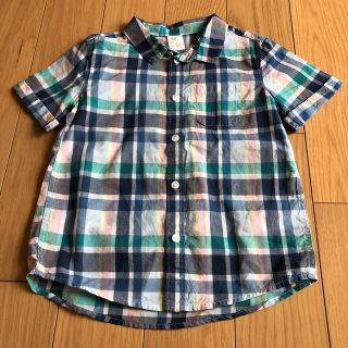 エイチアンドエム(H&M)の★新品未使用★H&M チェックシャツ サイズ100(Tシャツ/カットソー)