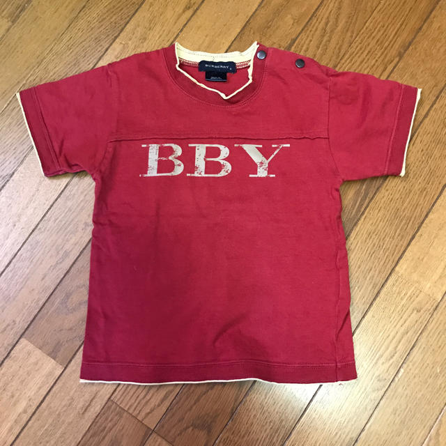 BURBERRY(バーバリー)のバーバリー C.W.F. tシャツ 3  赤 レッド キッズ/ベビー/マタニティのキッズ服男の子用(90cm~)(Tシャツ/カットソー)の商品写真