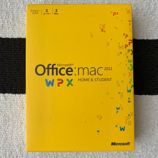 マック(Mac (Apple))のMac office 2011(PC周辺機器)