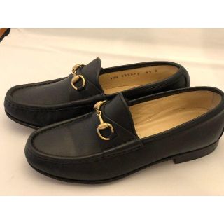 グッチ(Gucci)の【美品】ＧＵＣＣＩ　ローファー (３６ １/２)(ローファー/革靴)