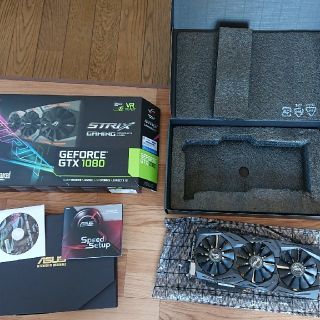 エイスース(ASUS)の【良品】グラフィックスカード GTX1080(PC周辺機器)