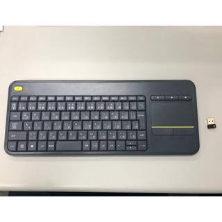 aa様専用ワイヤレス キーボード Logitech K400 Plus 超美品 (PC周辺機器)