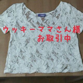 アナップ(ANAP)のANAP・レースTｼｬﾂ(Tシャツ(半袖/袖なし))