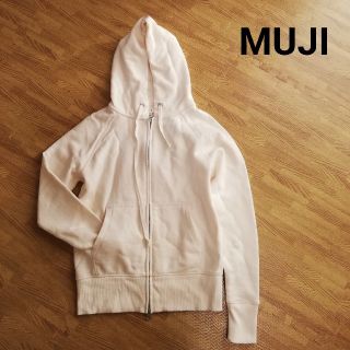 ムジルシリョウヒン(MUJI (無印良品))のMUJI オーガニックコットンWジップパーカー 　S　美品(パーカー)