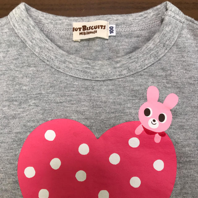 HOT BISCUITS(ホットビスケッツ)のミキハウス キッズ Tシャツ 100センチ キッズ/ベビー/マタニティのキッズ服女の子用(90cm~)(Tシャツ/カットソー)の商品写真